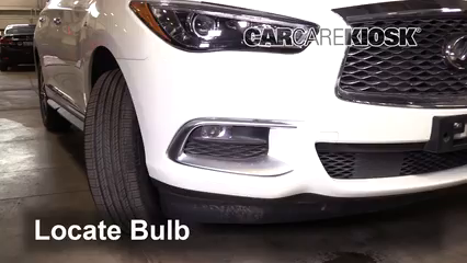 2016 Infiniti QX60 3.5L V6 Lights Fog Light (replace bulb)